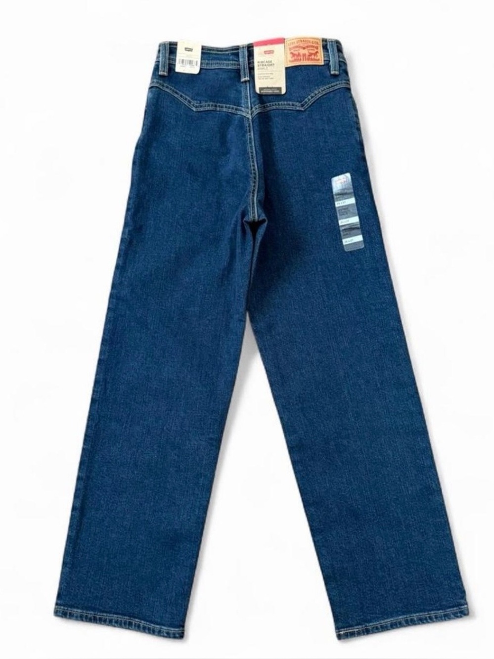 Levi’s women’s blue Riveted Ribcage Straight Ankle Jeans